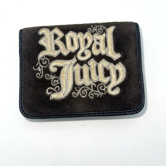 Juicy Couture Wallet Royal Y2K Vintage Mad Money Princess Charge it Velour - Picture 12 of 12